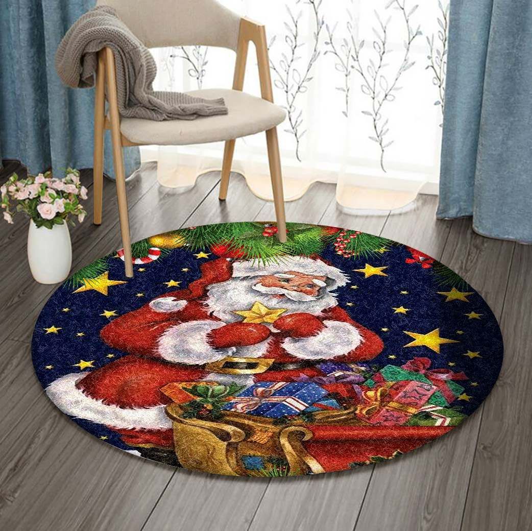 Christmas Round Carpet