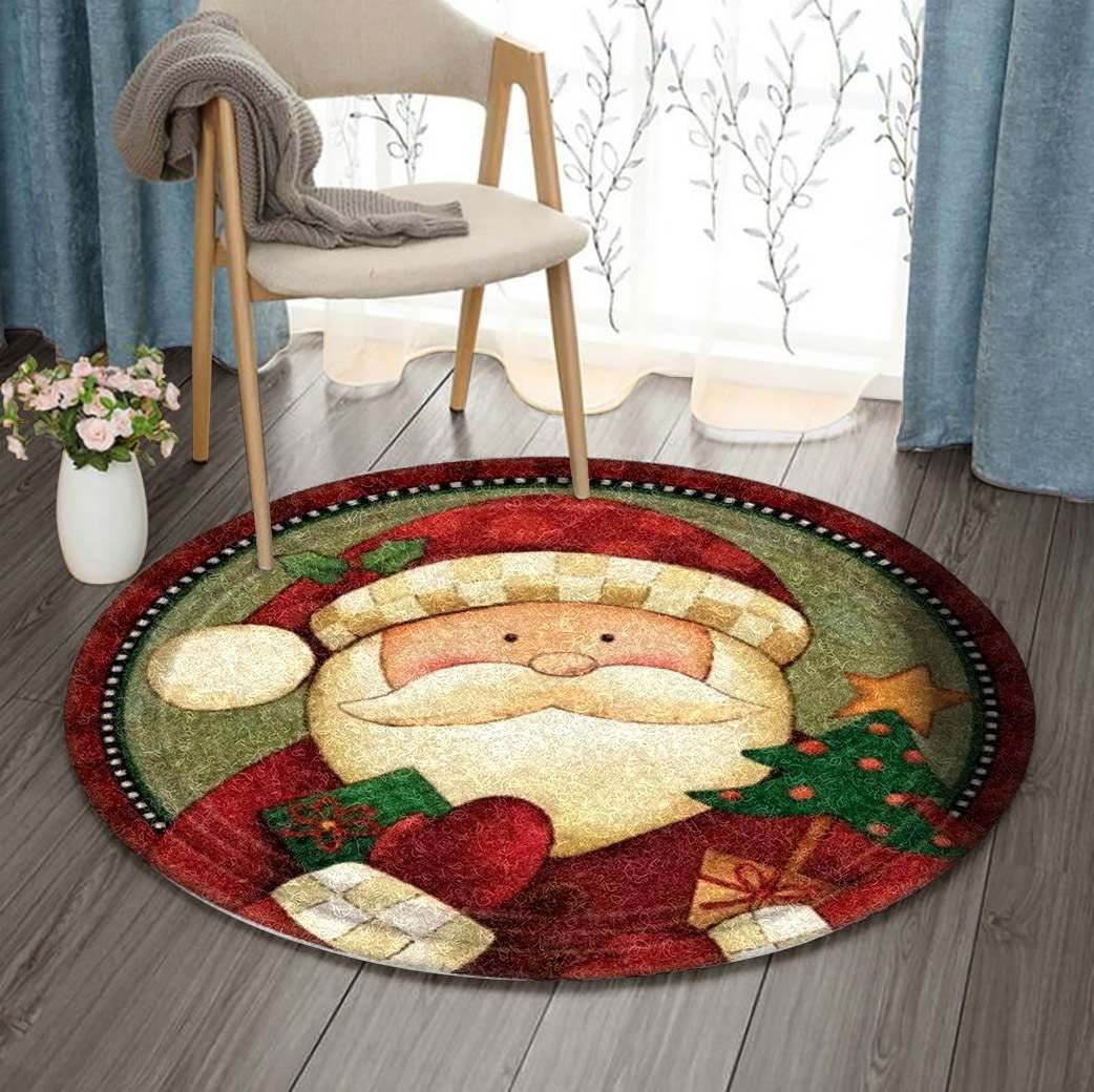 Christmas Round Carpet