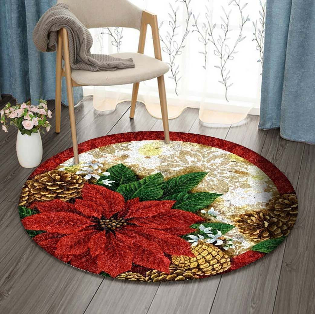 Christmas Round Carpet