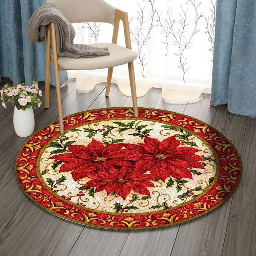 Christmas Round Carpet