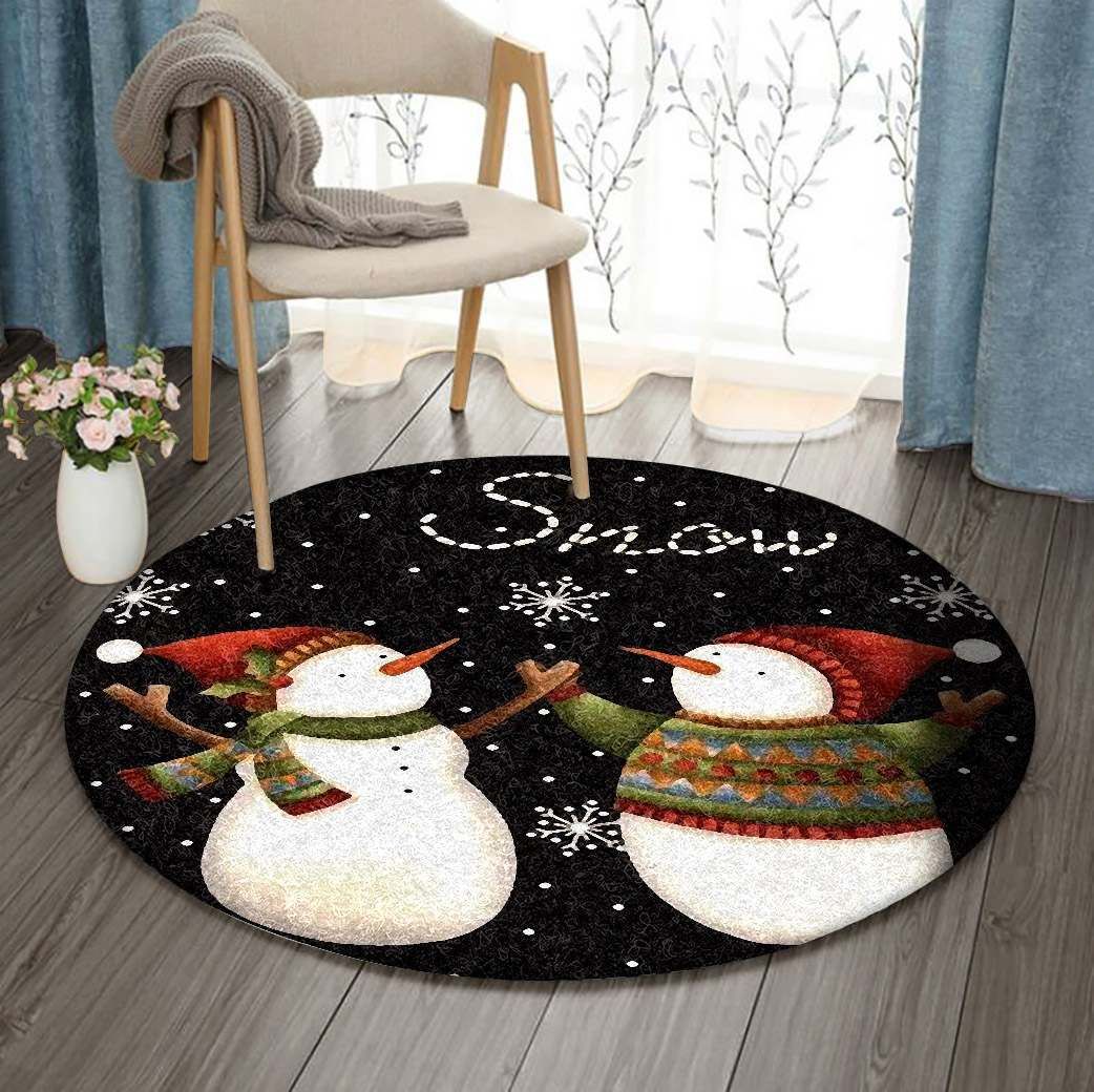 Christmas Round Carpet