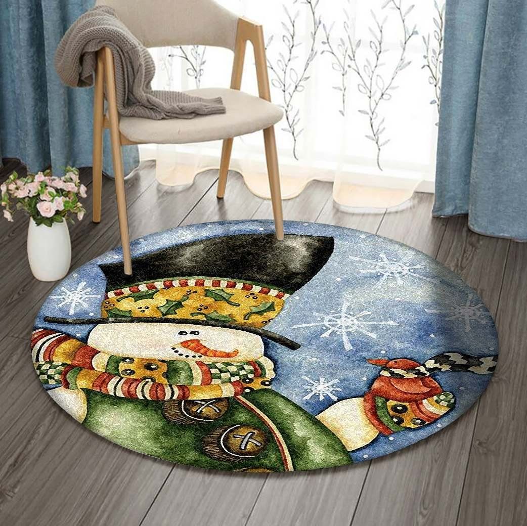 Christmas Round Carpet