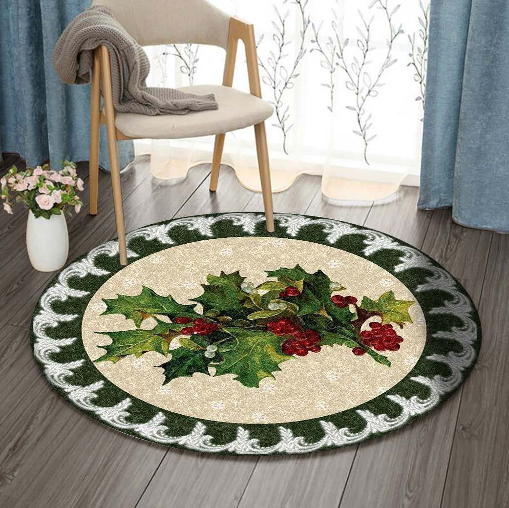 Christmas Round Carpet