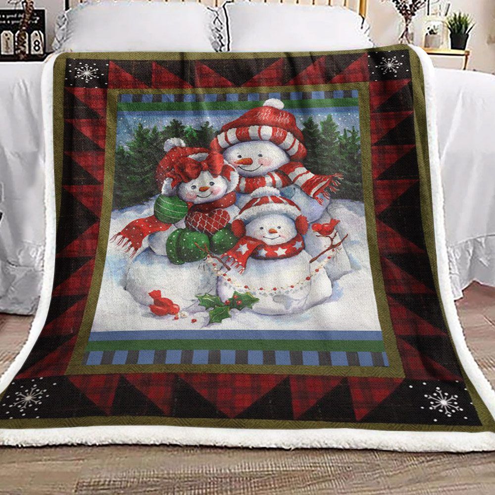 Christmas Sherpa Fleece Blanket