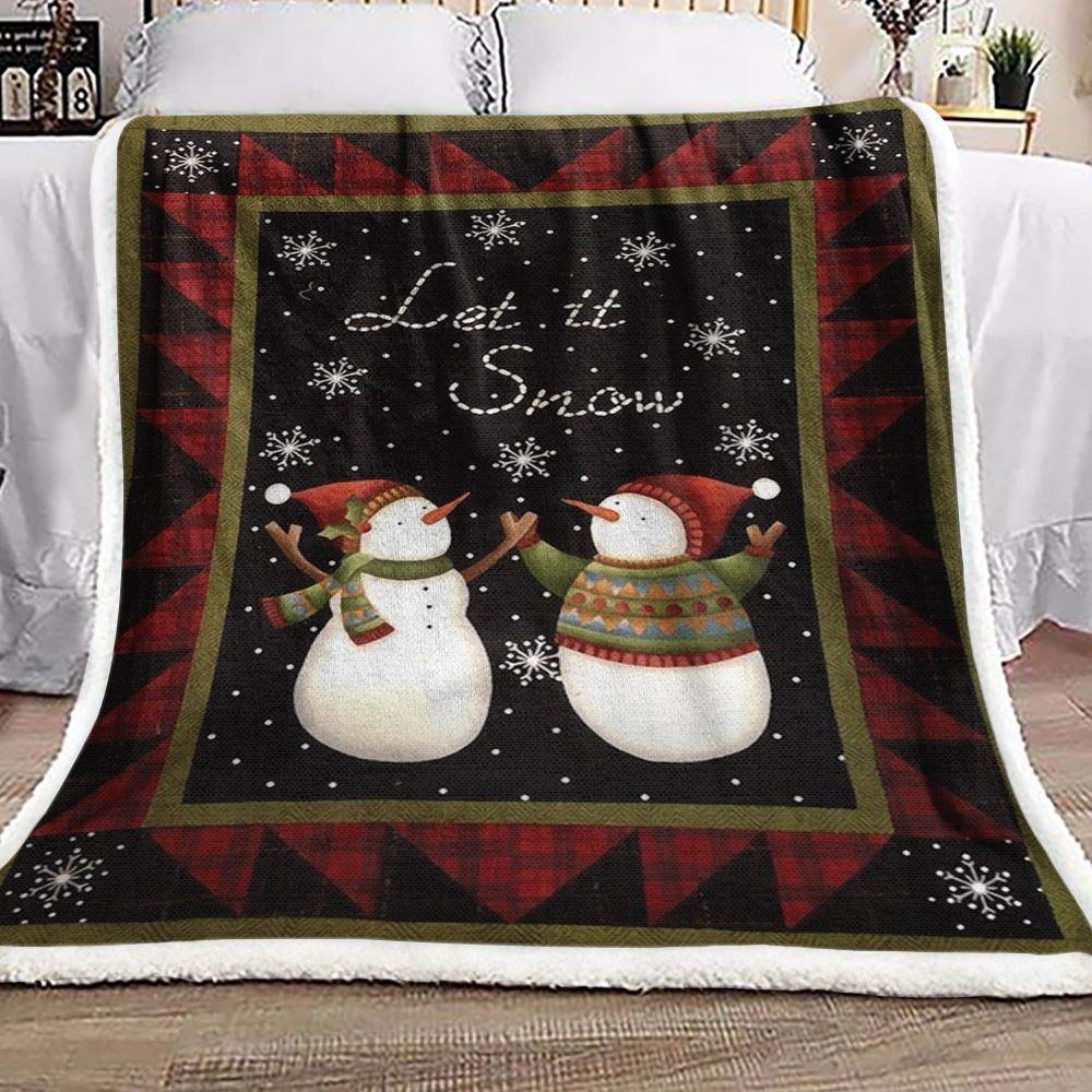 Christmas Sherpa Fleece Blanket