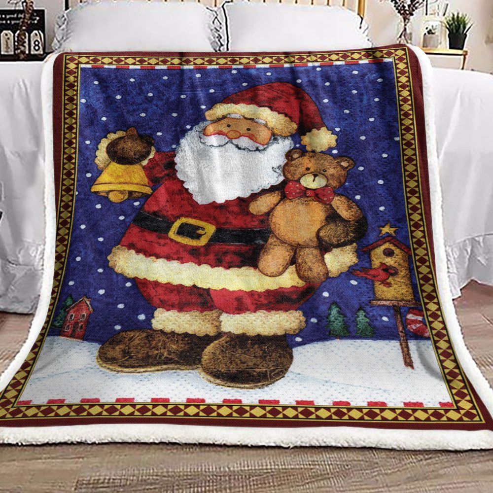 Christmas Sherpa Fleece Blanket
