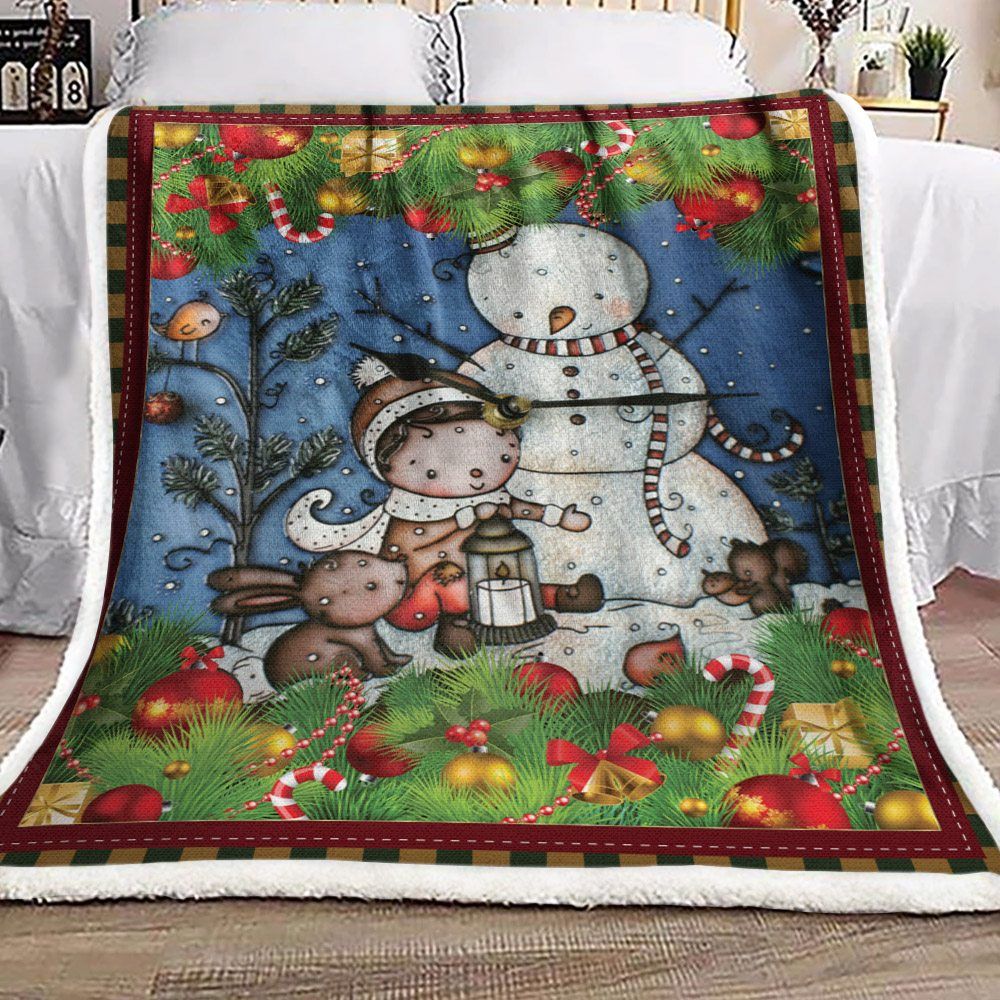 Christmas Sherpa Fleece Blanket