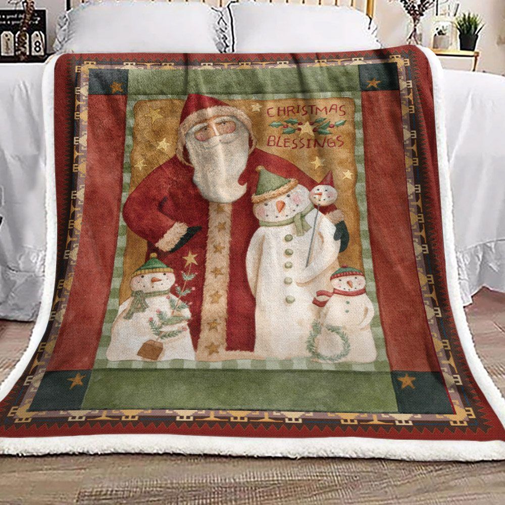 Christmas Sherpa Fleece Blanket