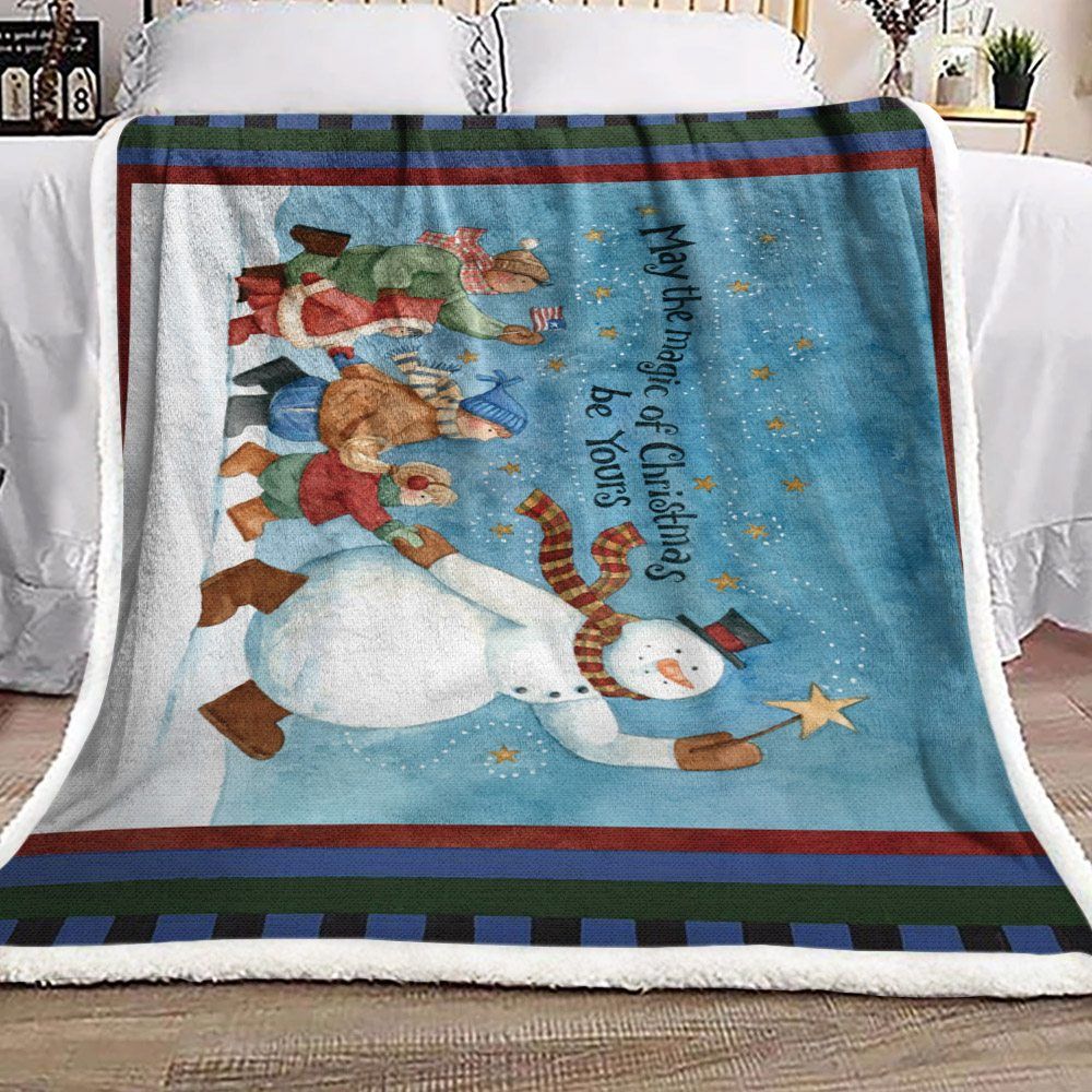 Christmas Sherpa Fleece Blanket