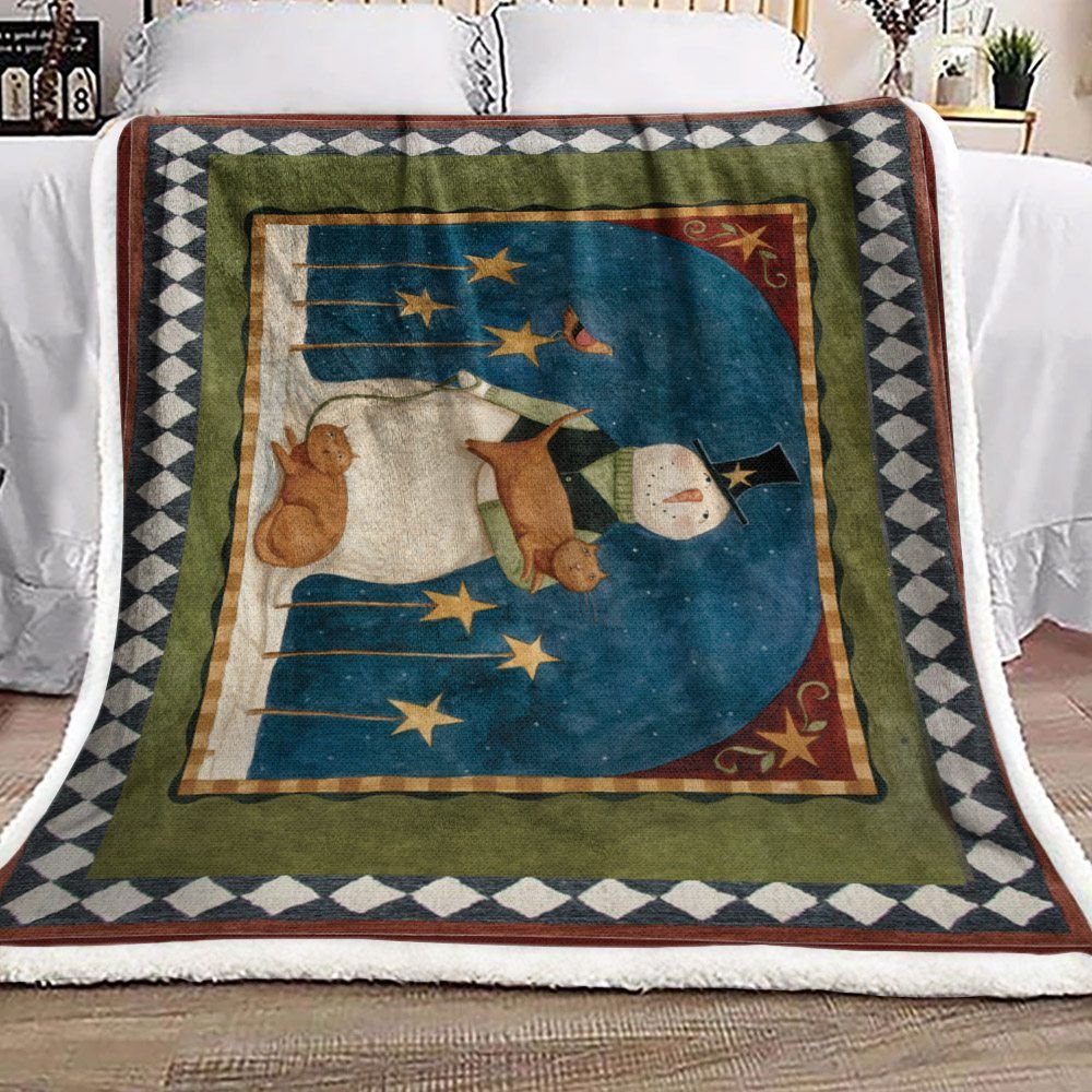 Christmas Sherpa Fleece Blanket