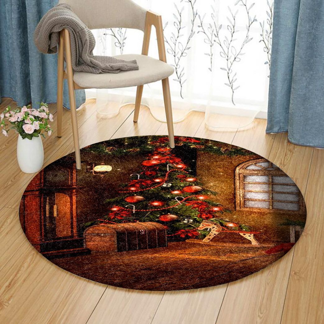 Christmas Round Carpet