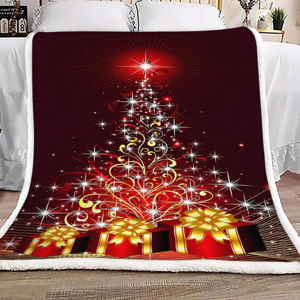 Christmas Sherpa Fleece Blanket