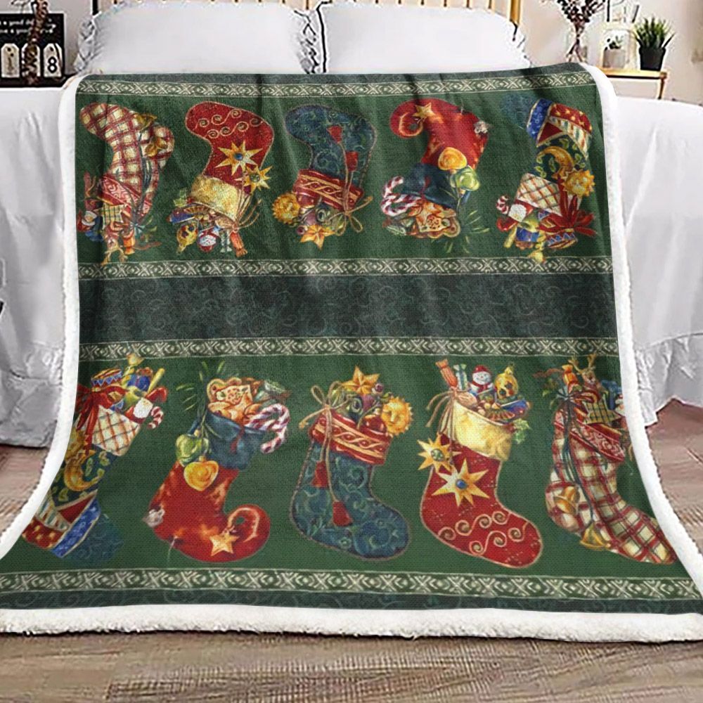 Christmas Sherpa Fleece Blanket