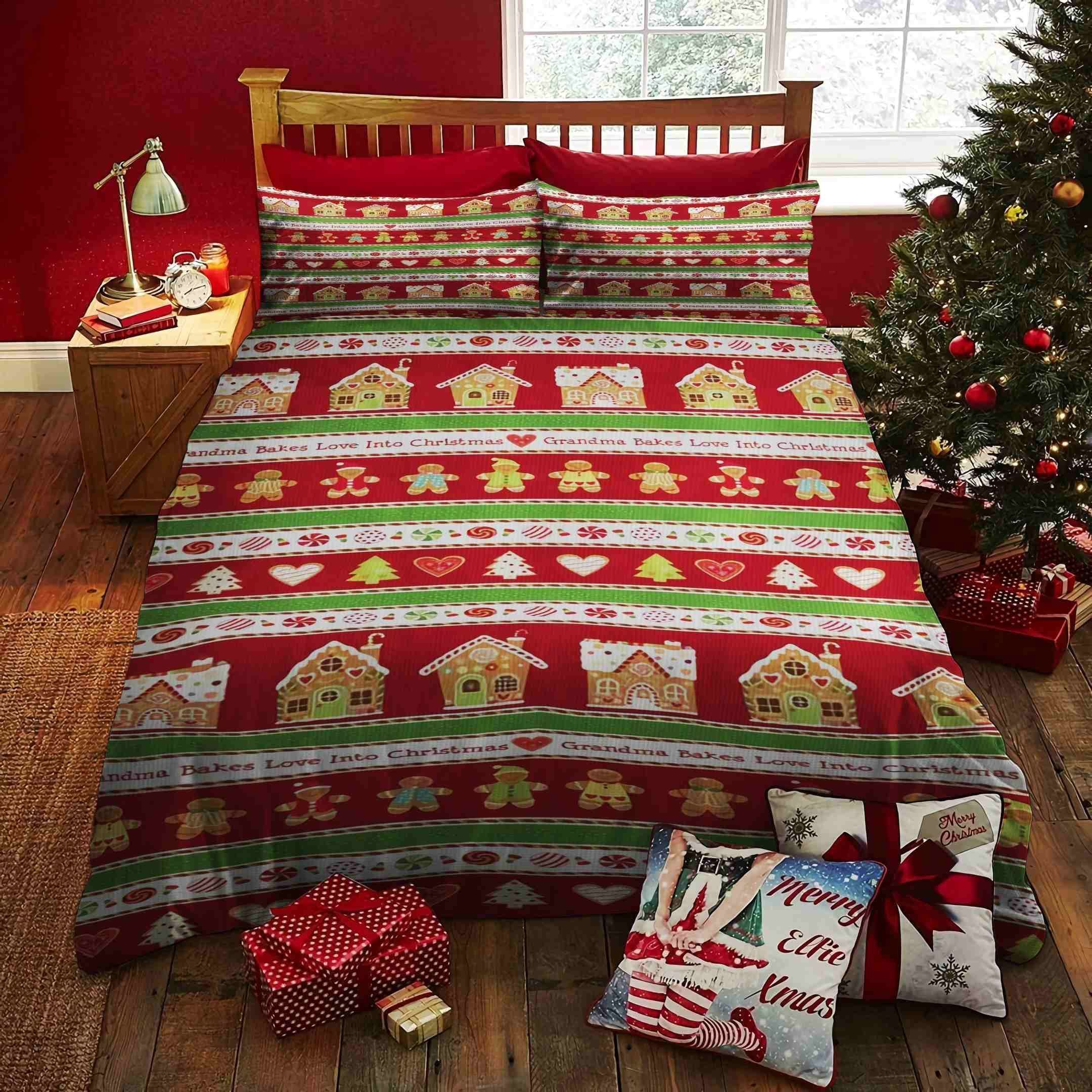 Christmas Cake Bedding Set