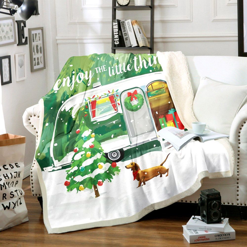 Christmas Camper Sherpa Fleece