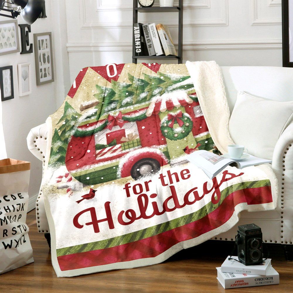 Christmas Camper Sherpa Fleece