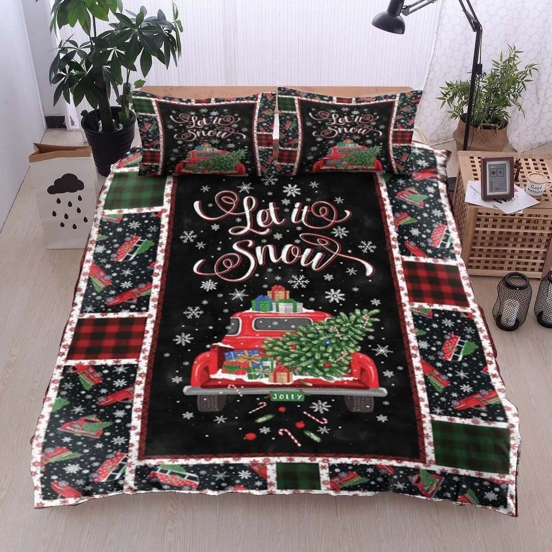 Christmas Car Bedding Set