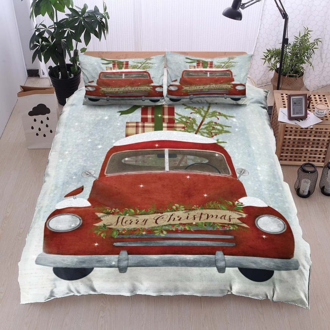 Christmas Car Bedding Set