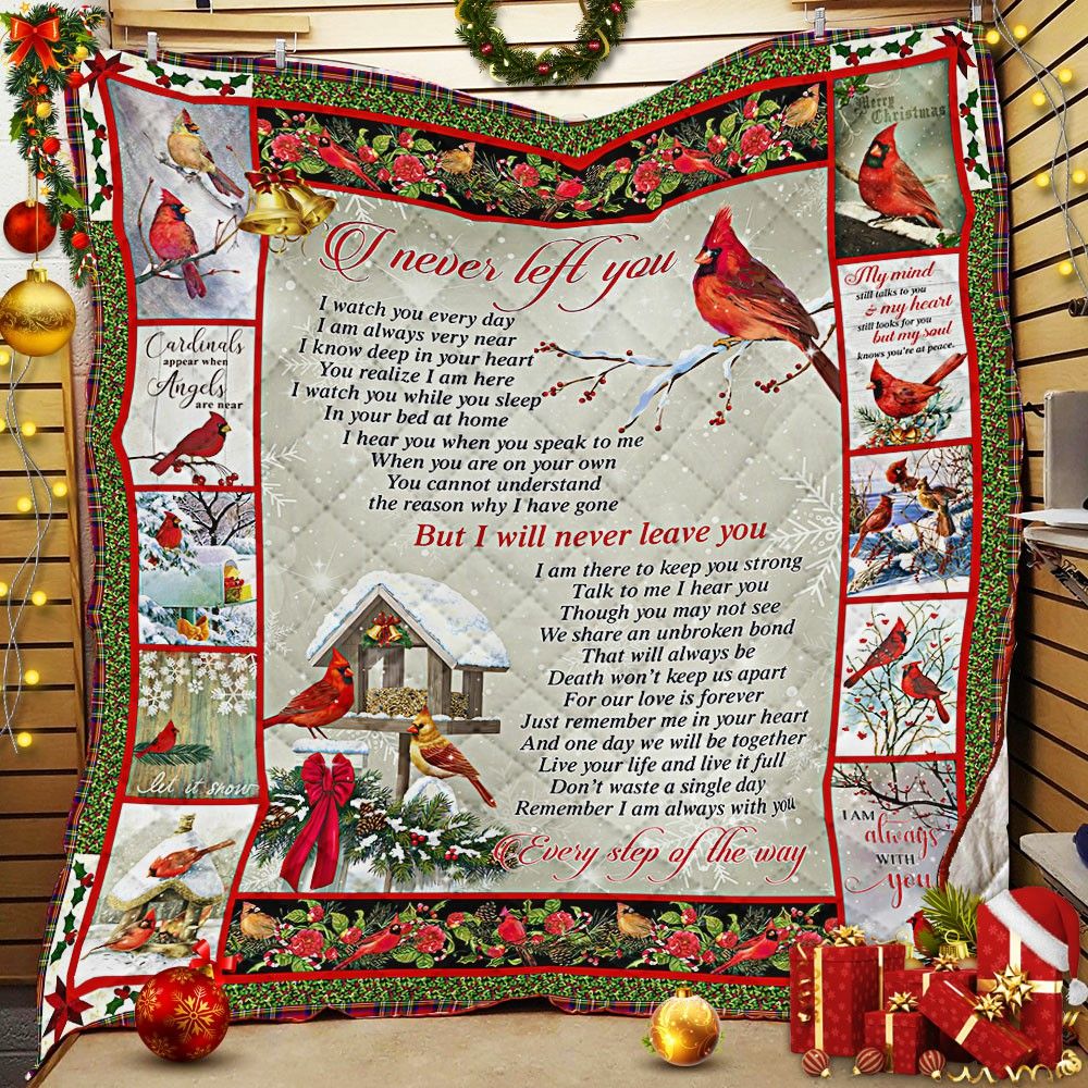 Christmas Cardinal HHC121111TH Quilt Blanket