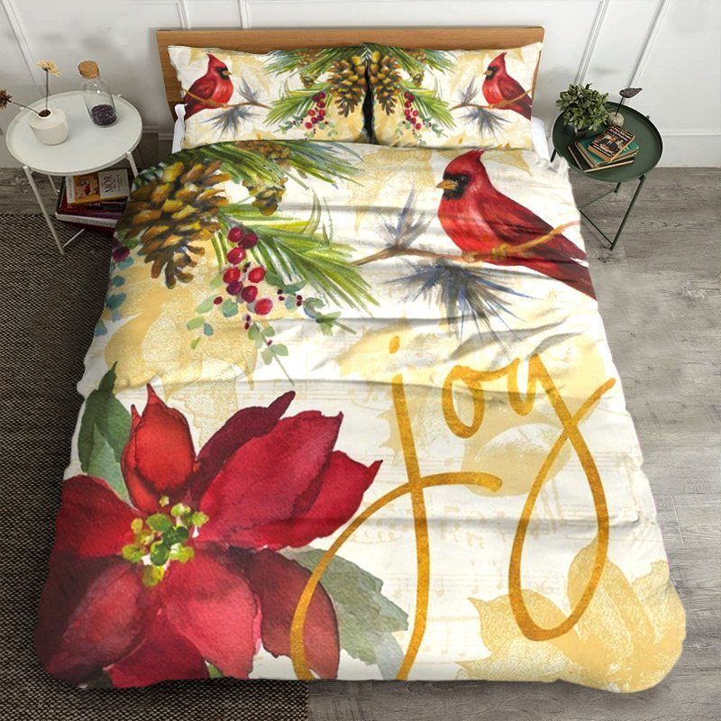 Christmas Cardinal Bedding Set
