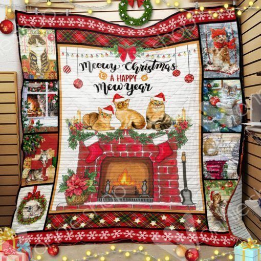 Christmas Cat GS-CL-KC2406 Quilt Blanket