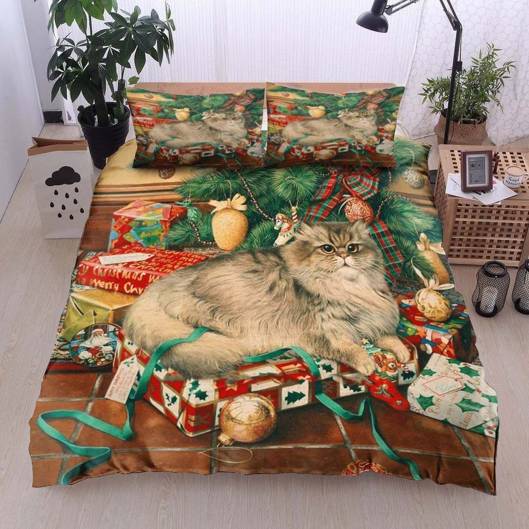 Christmas Cat Bedding Set