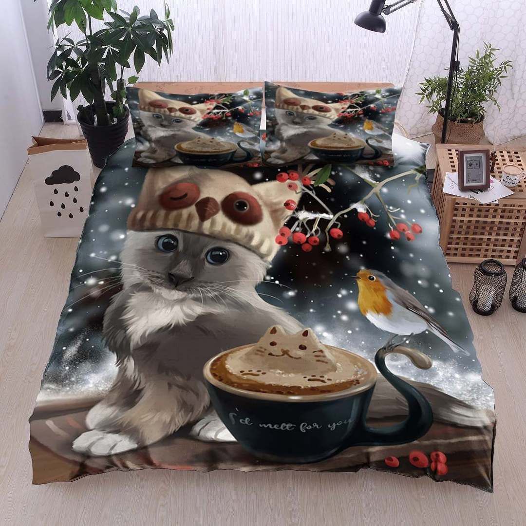 Christmas Cat Bedding Set