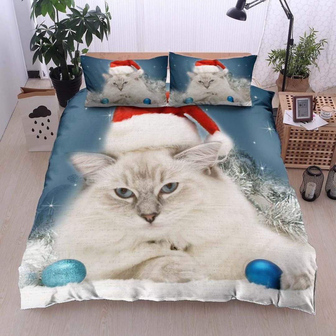 Christmas Cat Bedding Set