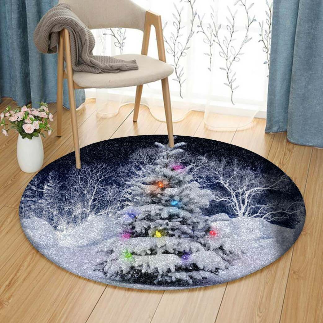 Christmas Round Carpet
