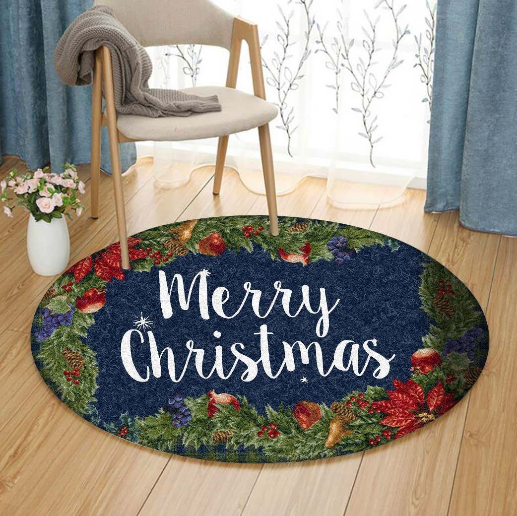 Christmas Round Carpet