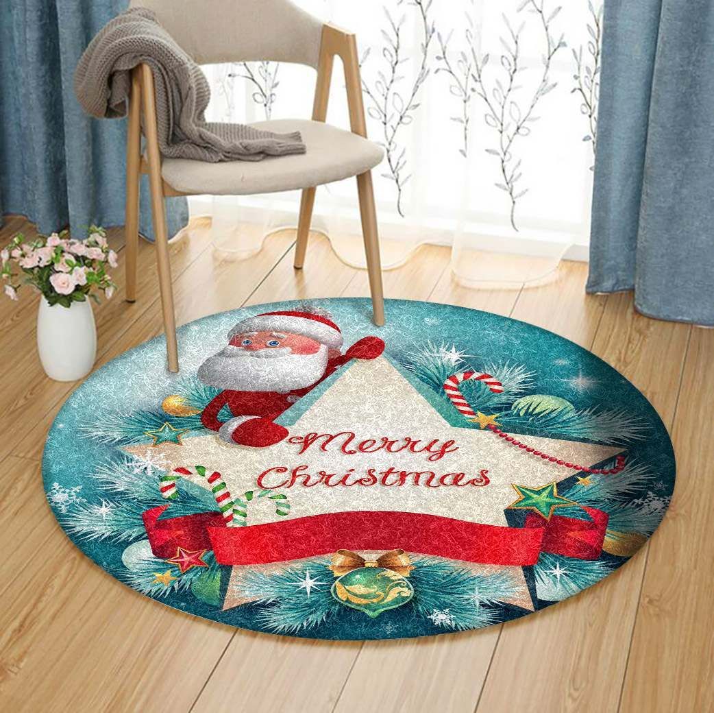 Christmas Round Carpet