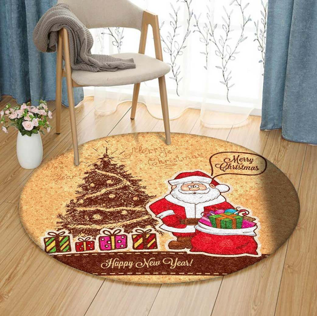 Christmas Round Carpet