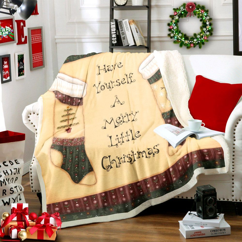 Christmas Sherpa Fleece Blanket