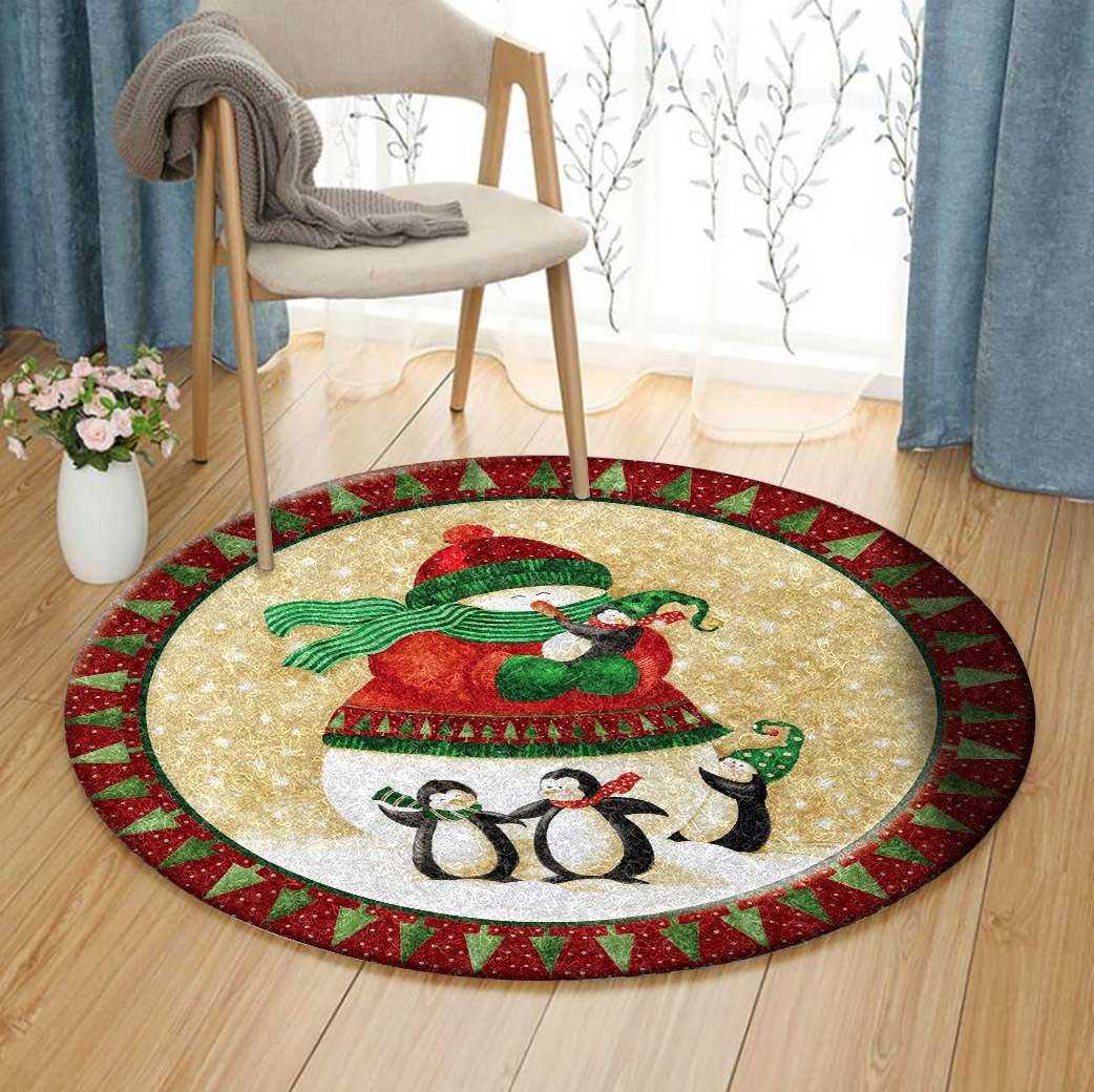 Christmas Round Carpet