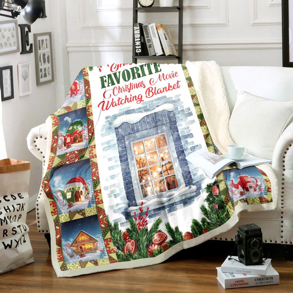 Christmas Christmas Movie Sherpa Fleece Blanket