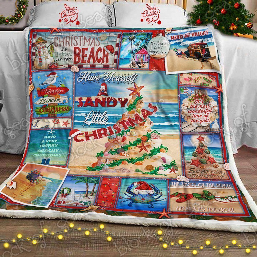 Christmas Sherpa Fleece Blanket