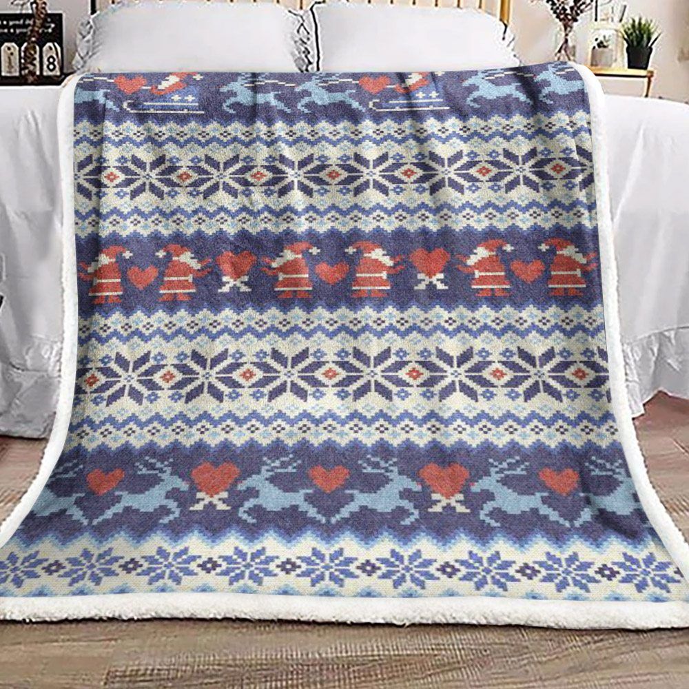 Christmas Sherpa Fleece Blanket