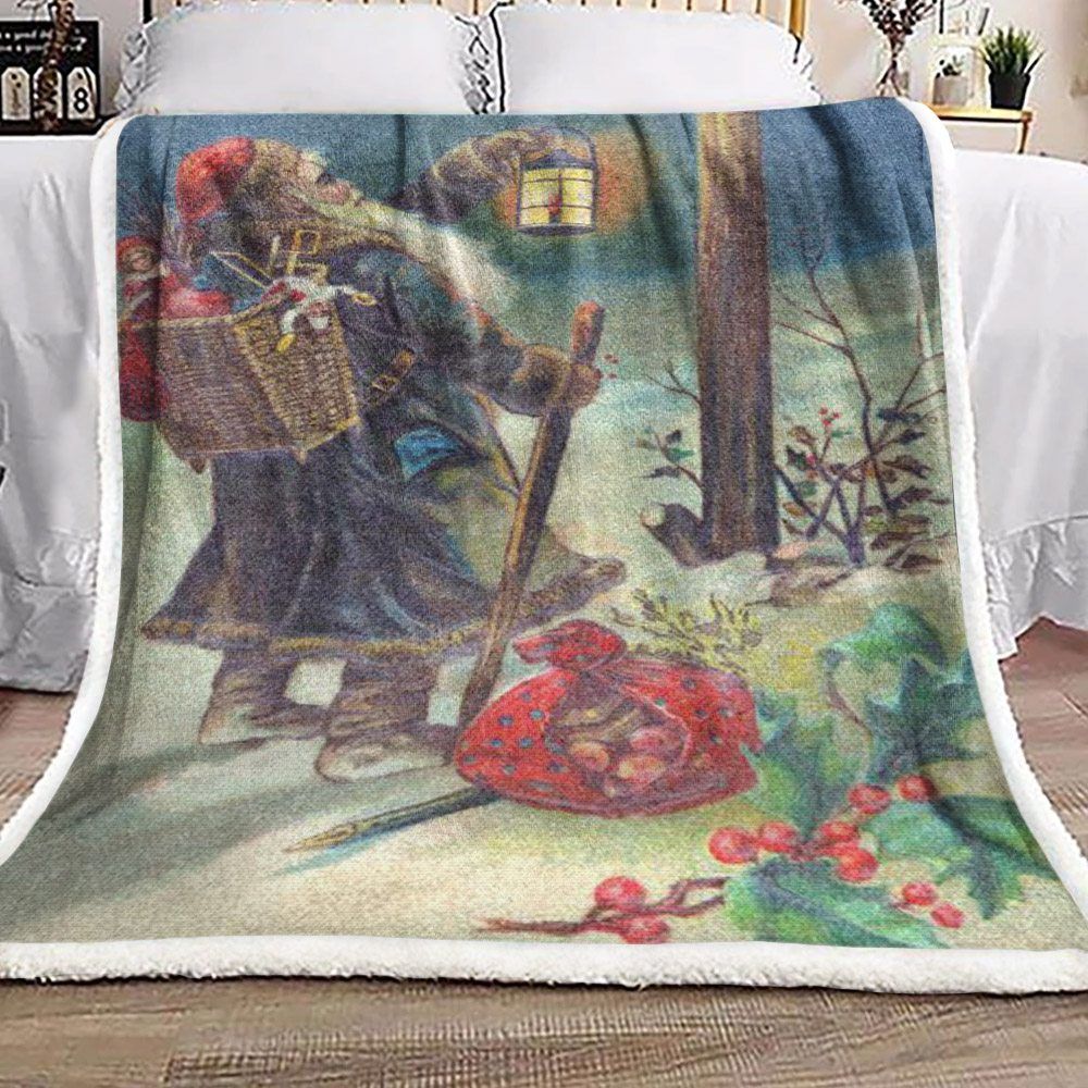 Christmas Sherpa Fleece Blanket