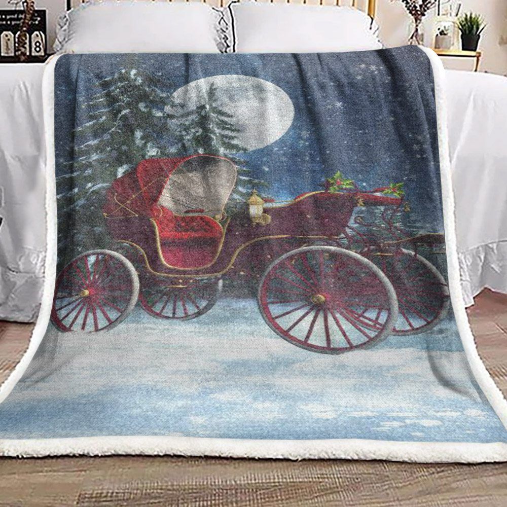 Christmas Sherpa Fleece Blanket