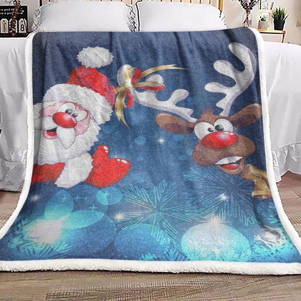 Christmas Sherpa Fleece Blanket