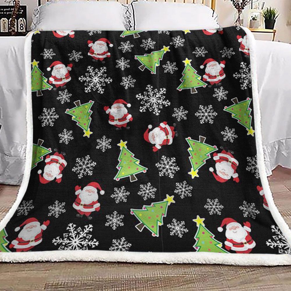 Christmas Sherpa Fleece Blanket
