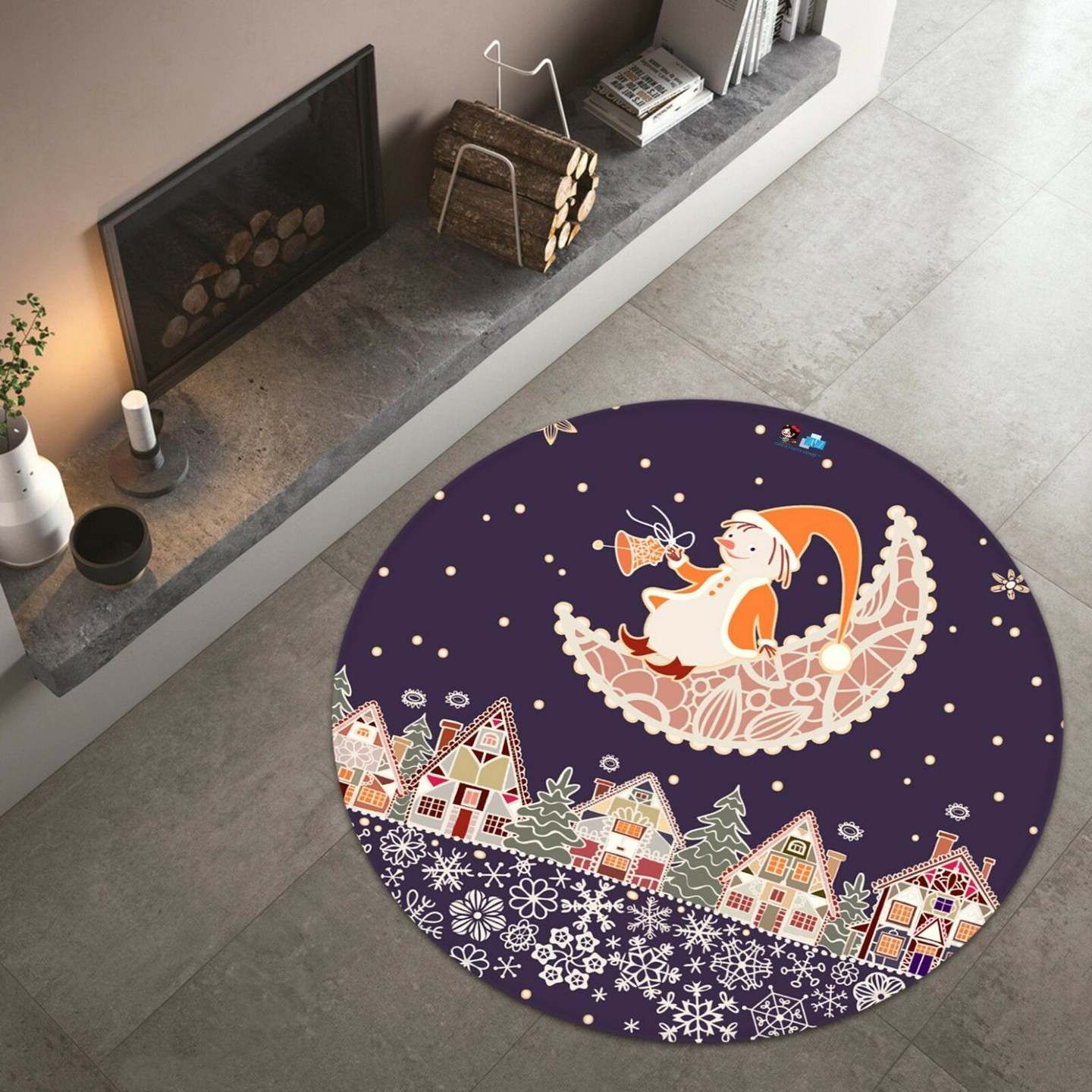 Christmas Round Carpet