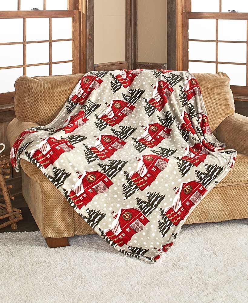 Christmas Sherpa Fleece Blanket