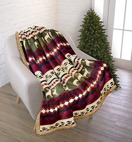 Christmas Sherpa Fleece Blanket