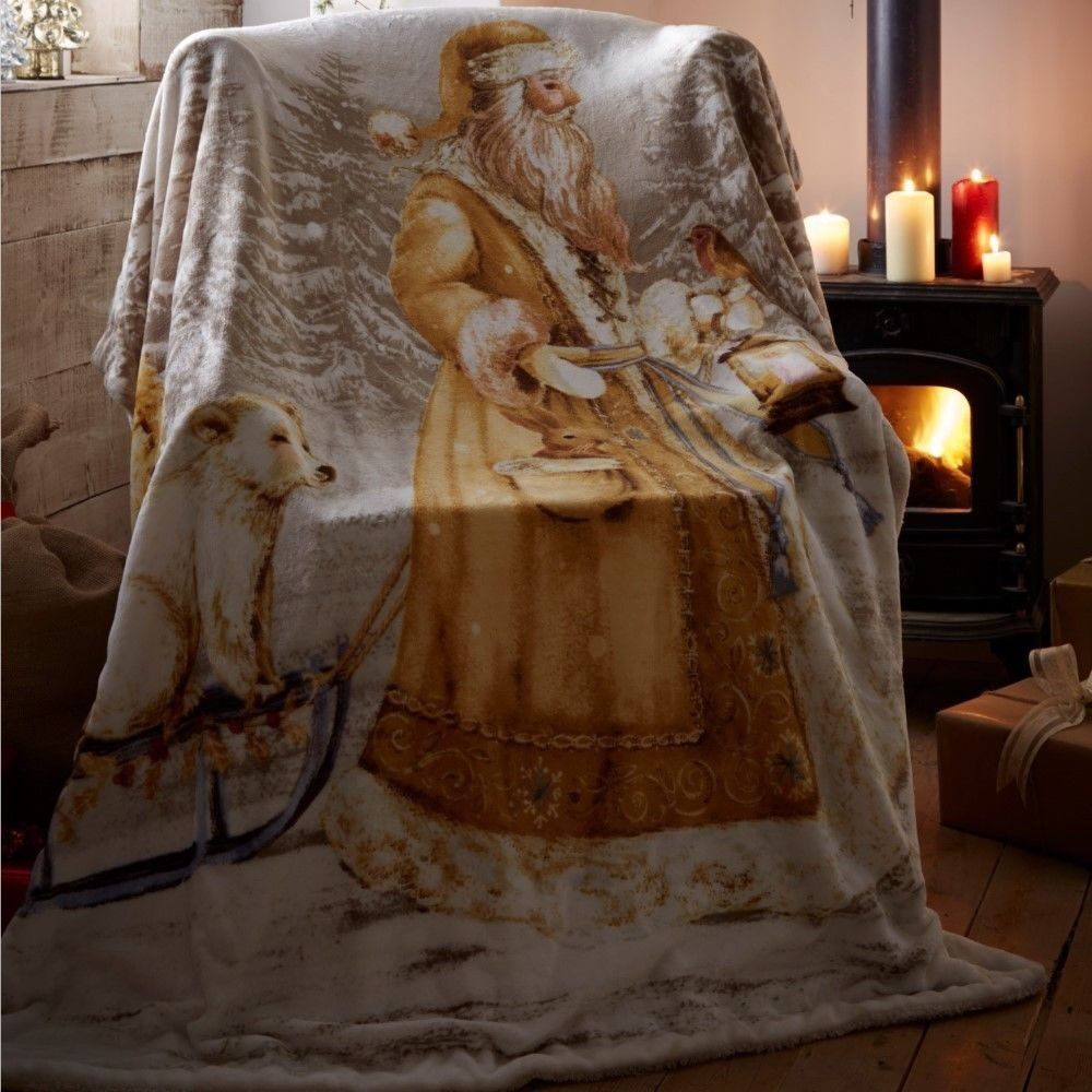 Christmas Sherpa Fleece Blanket
