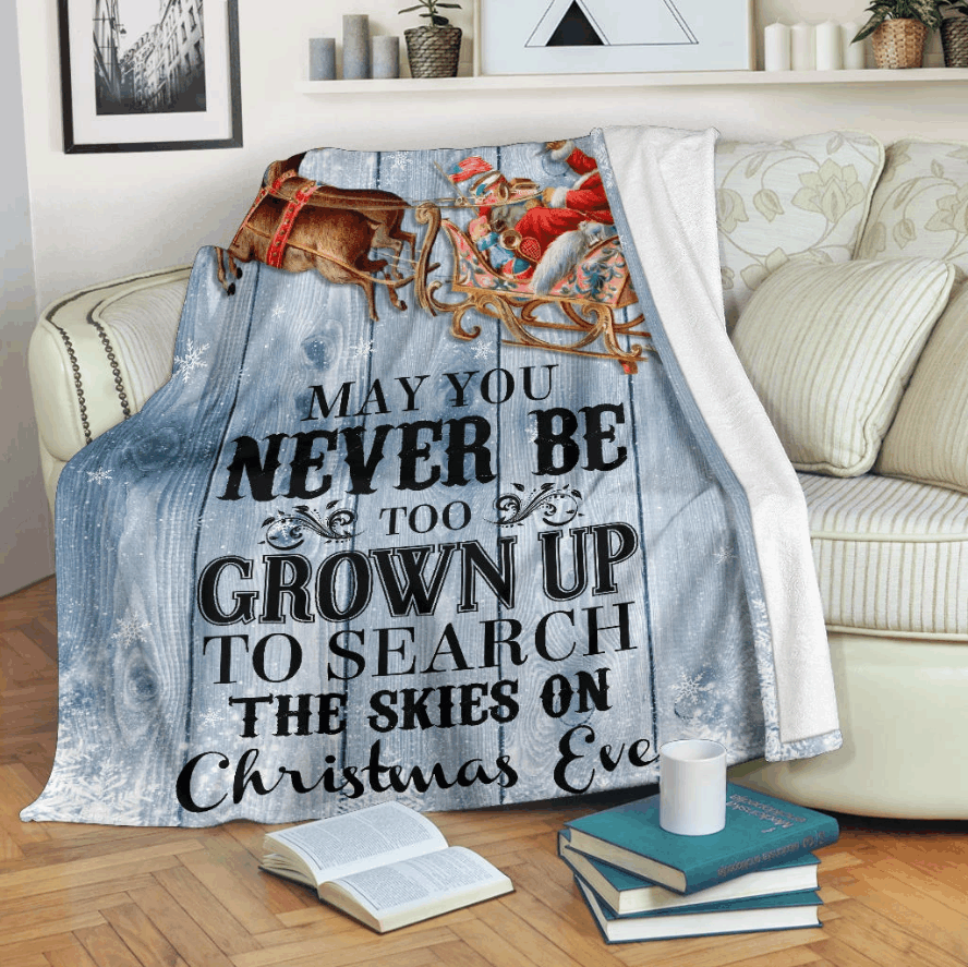 Christmas Sherpa Fleece Blanket