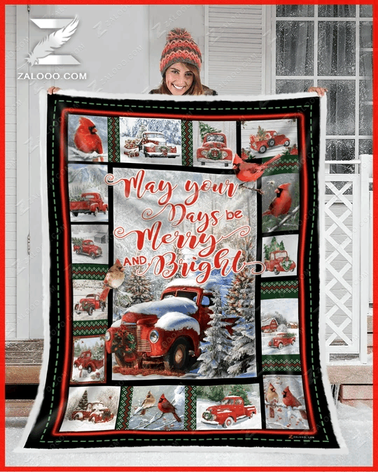 Christmas Sherpa Fleece Blanket