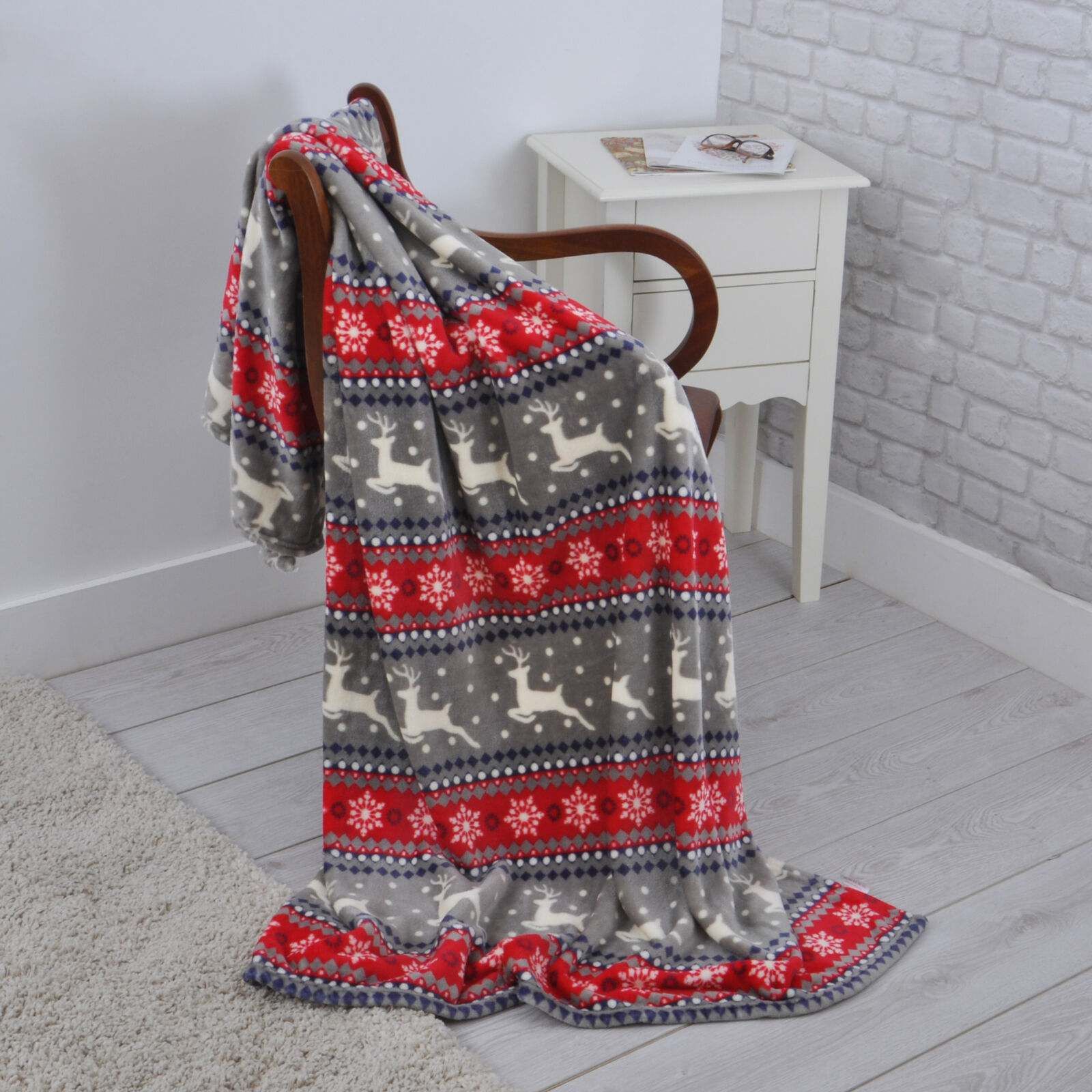Christmas Sherpa Fleece Blanket