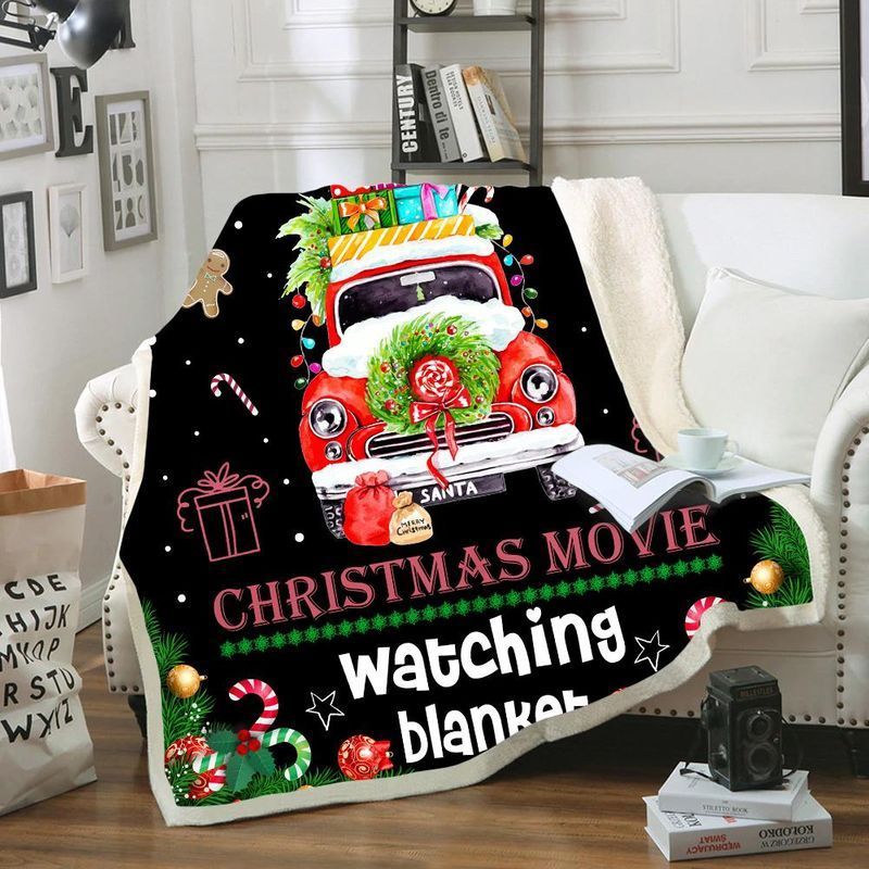 Christmas Sherpa Fleece Blanket