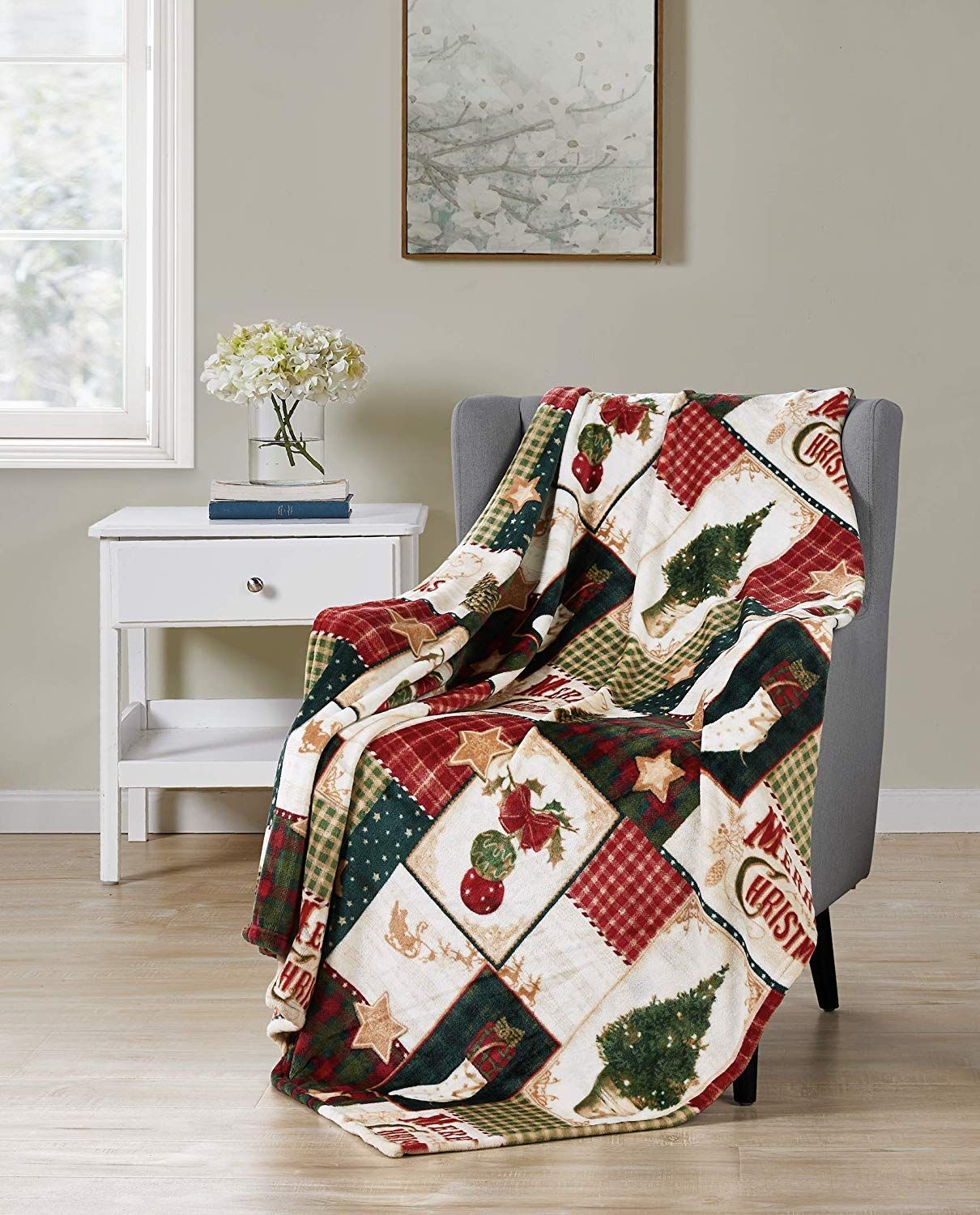 Christmas Sherpa Fleece Blanket